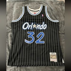 Stitched retro shaq jersey